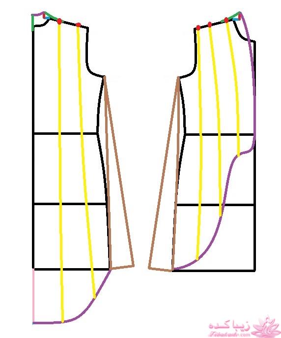 آموزش دوخت مانتو