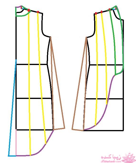 آموزش دوخت مانتو