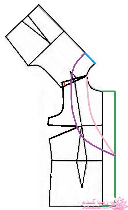 آموزش دوخت لباس مجلسی