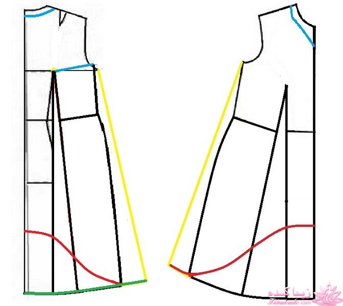 آموزش دوخت مانتو