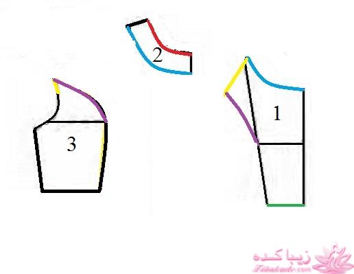 آموزش دوخت لباس مجلسی