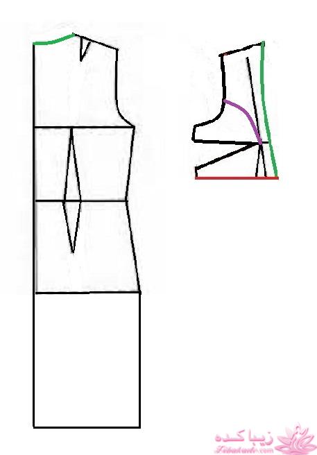 آموزش دوخت لباس مجلسی