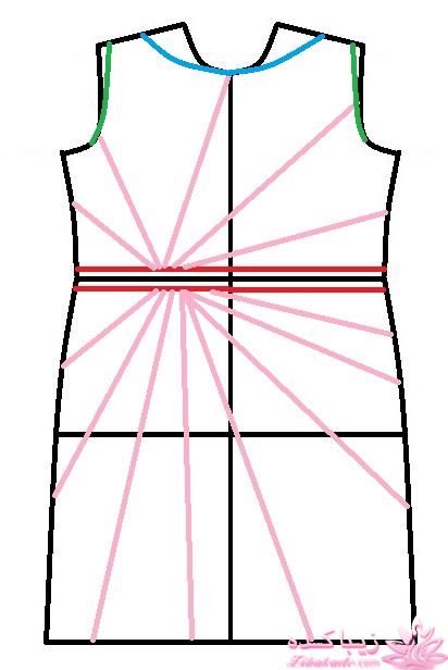 آموزش دوخت لباس مجلسی