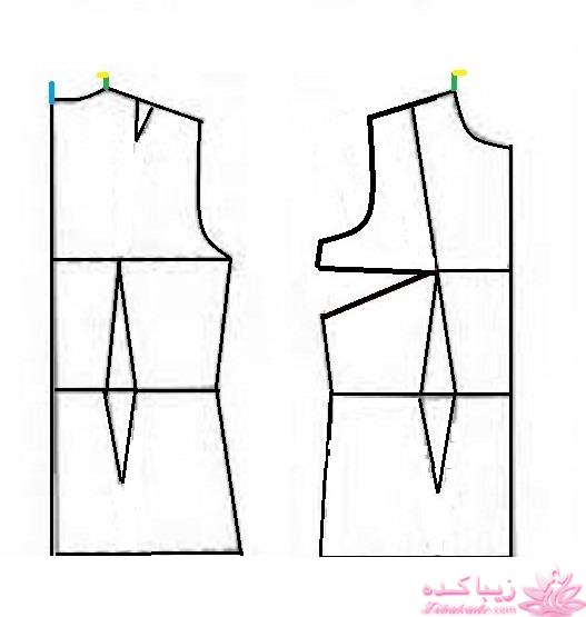 آموزش دوخت لباس مجلسی