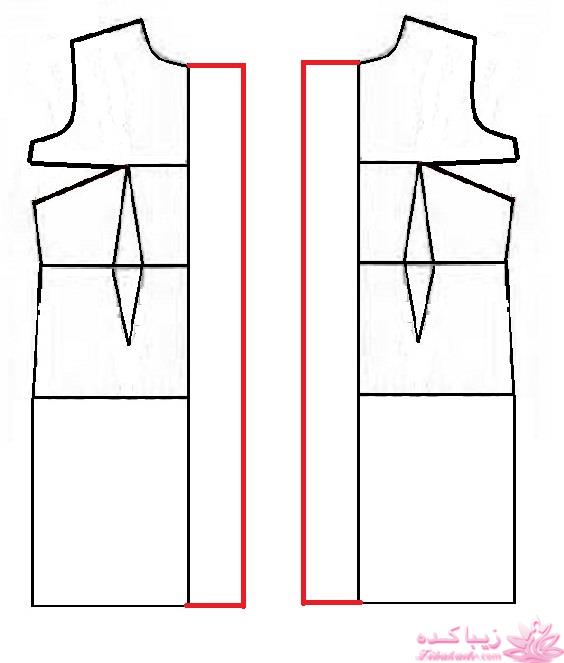 آموزش دوخت لباس مجلسی