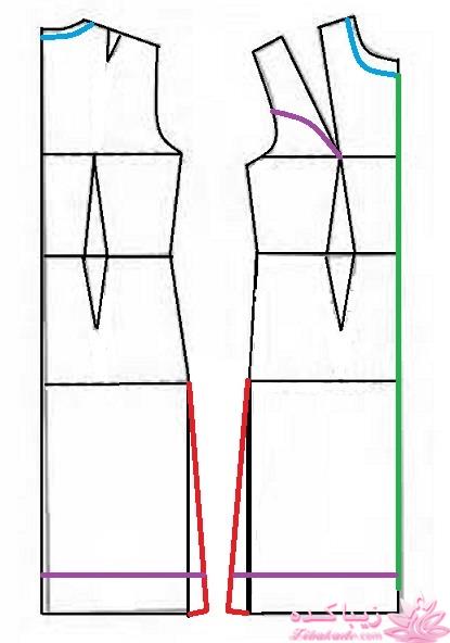 آموزش دوخت مانتو