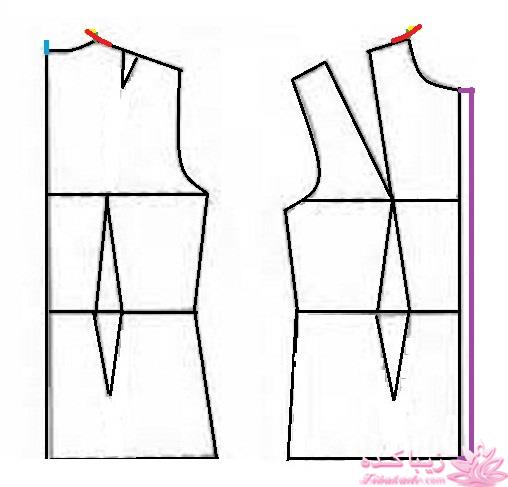 آموزش دوخت لباس مجلسی