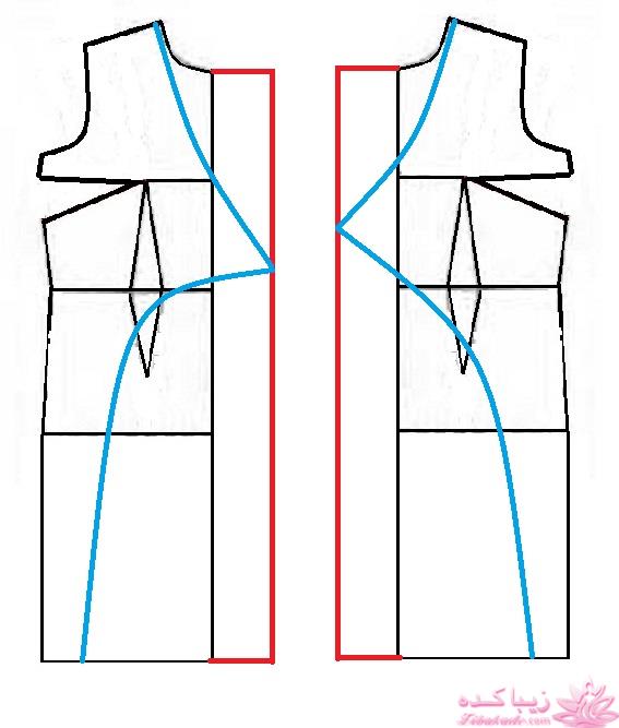 آموزش دوخت لباس مجلسی