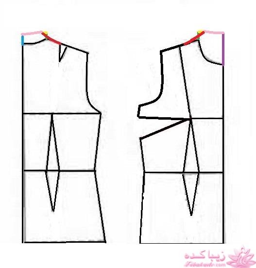 آموزش دوخت لباس مجلسی