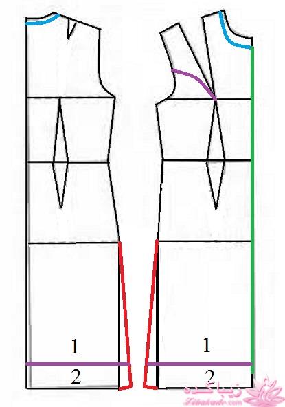 آموزش دوخت مانتو