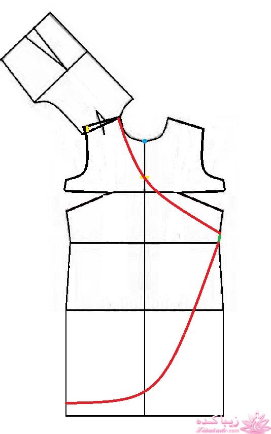 آموزش دوخت لباس مجلسی