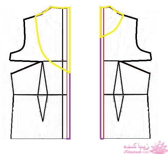 آموزش دوخت لباس مجلسی