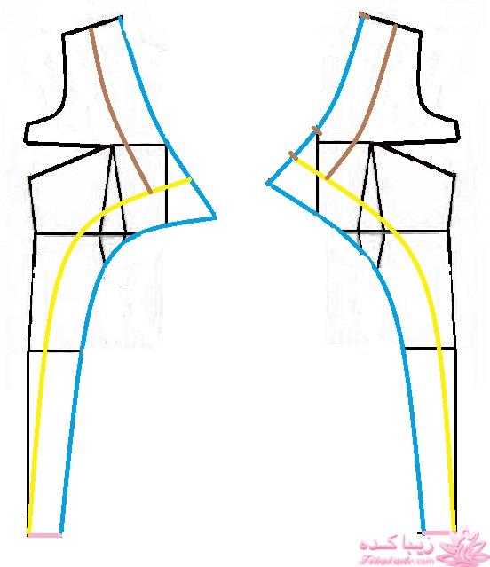 آموزش دوخت لباس مجلسی