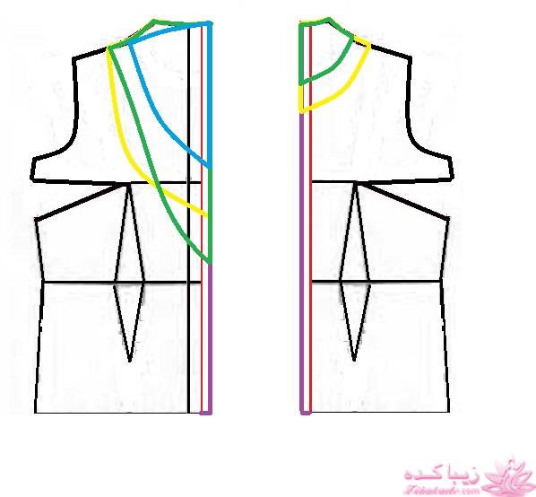 آموزش دوخت لباس مجلسی