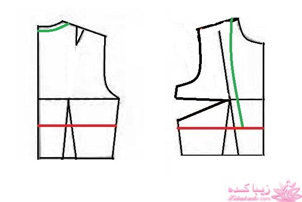 آموزش دوخت لباس مجلسی