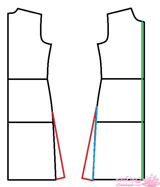 آموزش دوخت مانتو