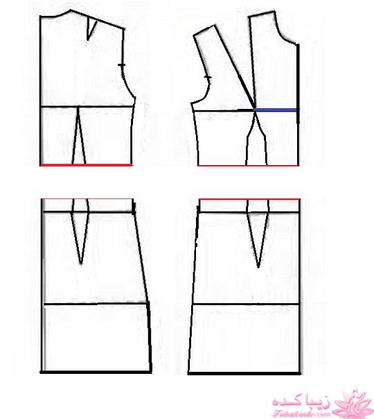 آموزش دوخت لباس مجلسی