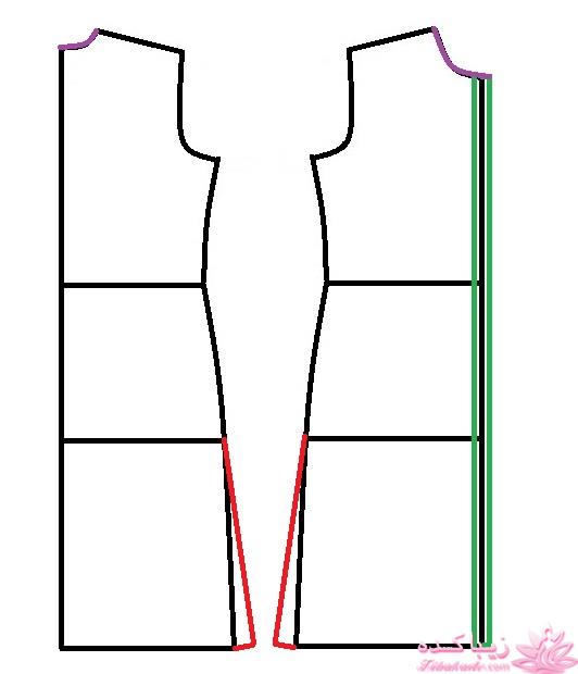 آموزش دوخت مانتو