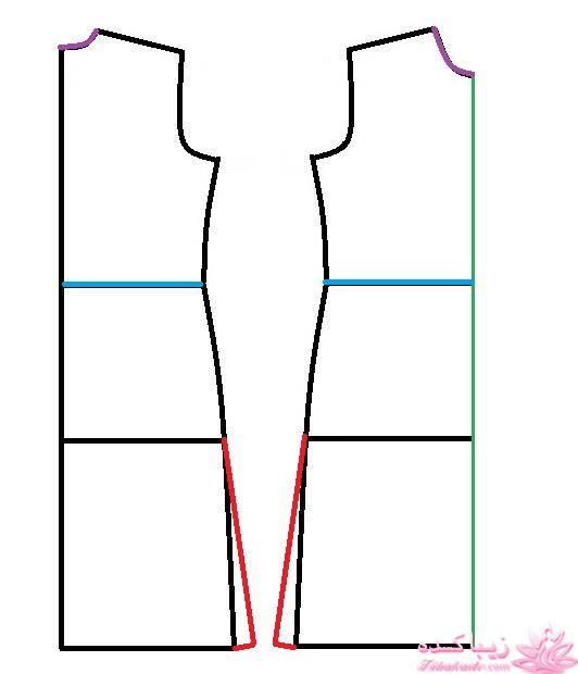 آموزش دوخت مانتو