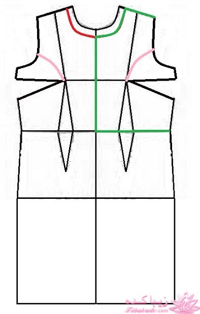 آموزش دوخت لباس مجلسی