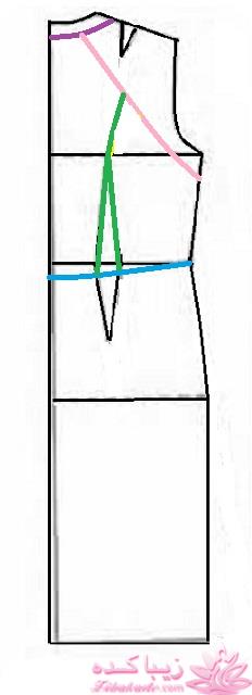 آموزش دوخت لباس مجلسی