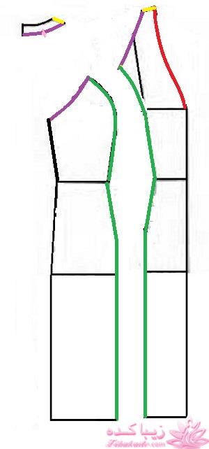 آموزش دوخت لباس مجلسی