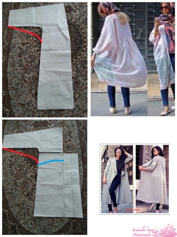 آموزش دوخت مانتو