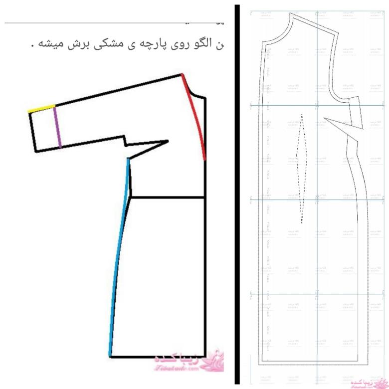 آموزش دوخت مانتو