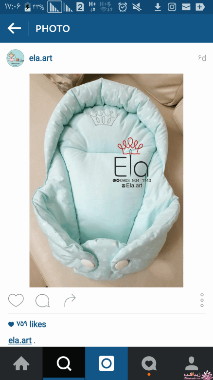 آموزش دوخت سیسمونی نوزاد