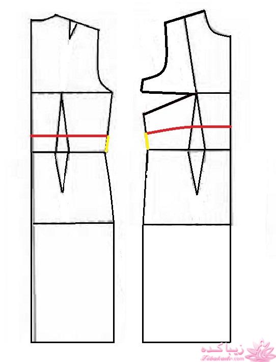 آموزش دوخت لباس مجلسی