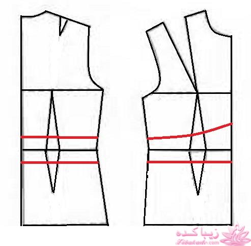 آموزش دوخت لباس مجلسی