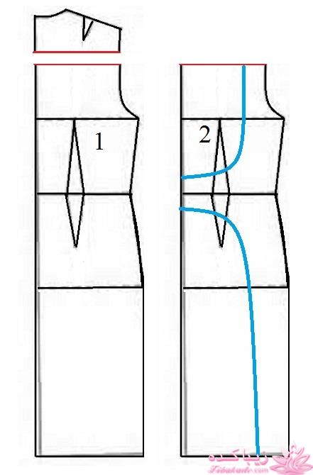 آموزش دوخت مانتو مجلسی