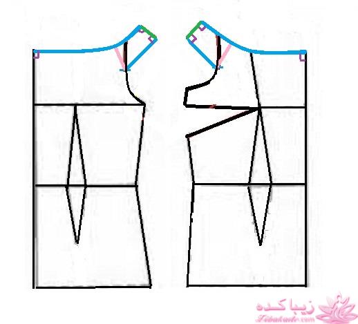 آموزش دوخت لباس مجلسی