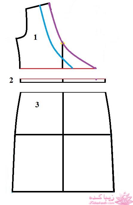آموزش دوخت لباس مجلسی