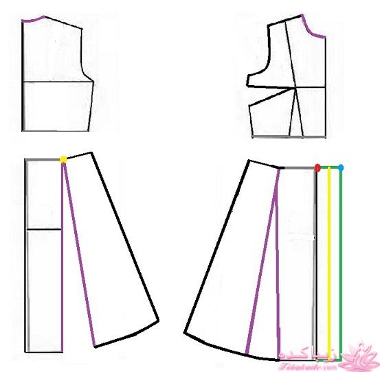 آموزش دوخت مانتو