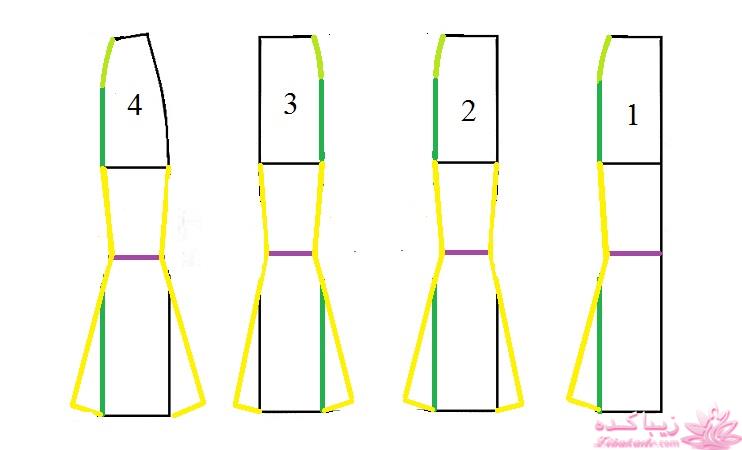 آموزش دوخت لباس مجلسی