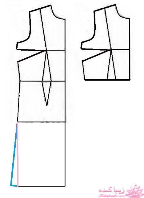 آموزش دوخت لباس مجلسی