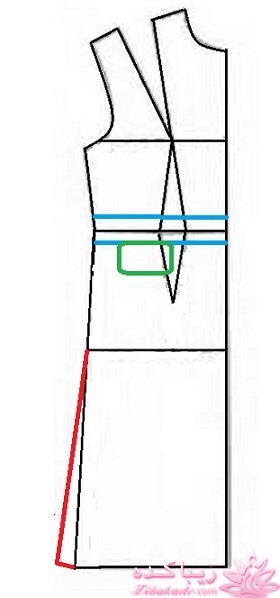 آموزش دوخت لباس مجلسی