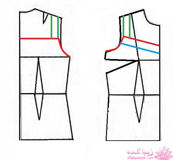 آموزش دوخت لباس مجلسی