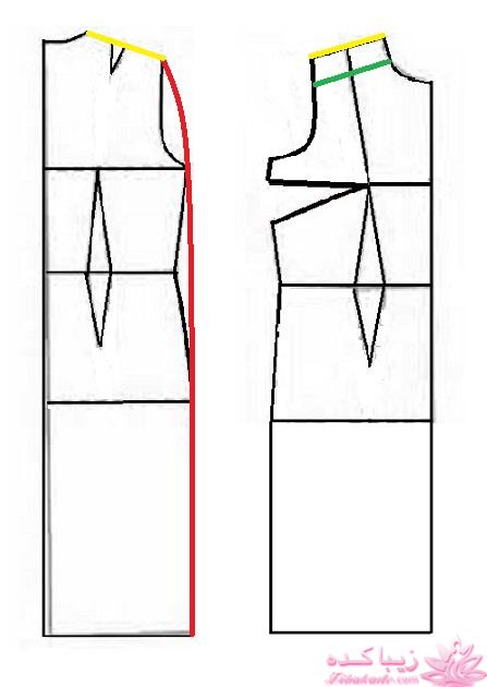 آموزش دوخت مانتو مجلسی