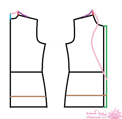 آموزش دوخت لباس مجلسی