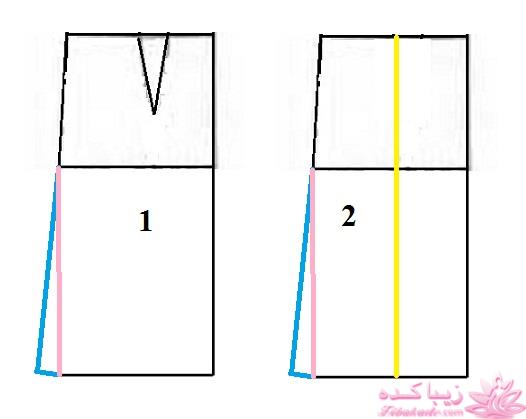آموزش دوخت لباس مجلسی