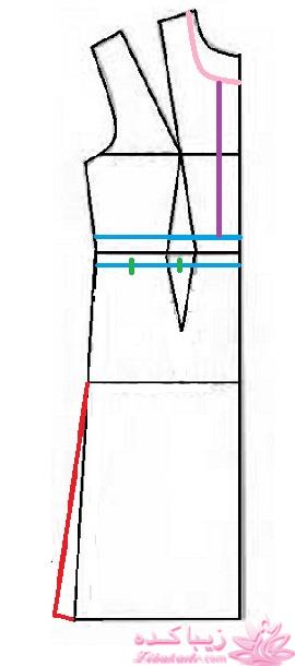 آموزش دوخت لباس مجلسی