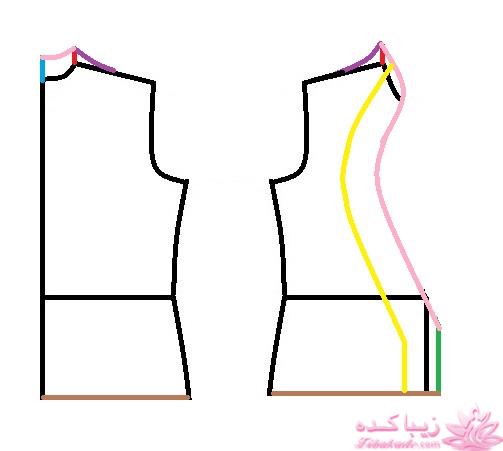 آموزش دوخت لباس مجلسی