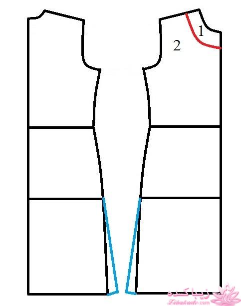 آموزش دوخت مانتو