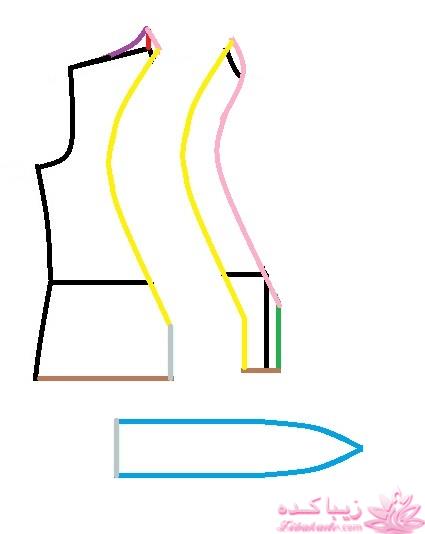 آموزش دوخت لباس مجلسی