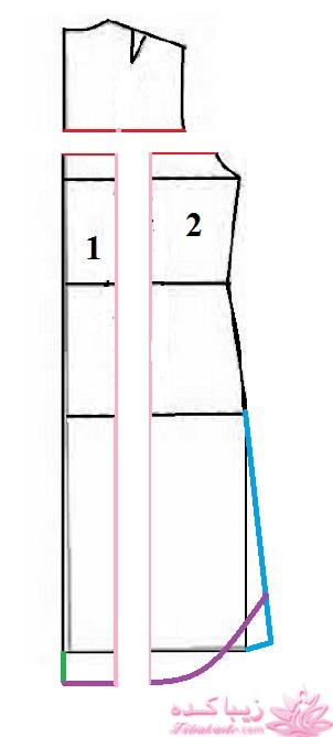 آموزش دوخت مانتو