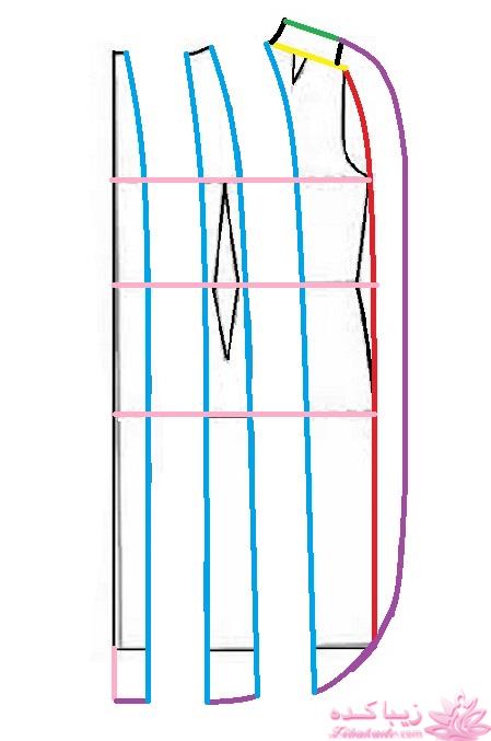 آموزش دوخت مانتو مجلسی