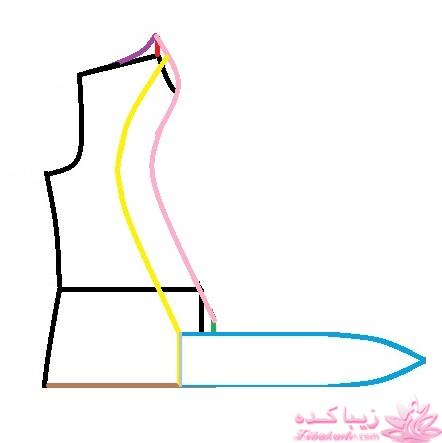 آموزش دوخت لباس مجلسی