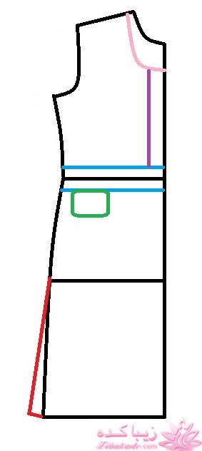 آموزش دوخت لباس مجلسی